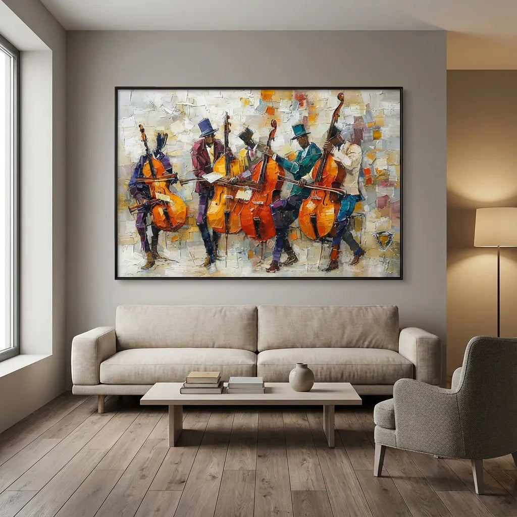 Midnight Strings Jazz Painting AA