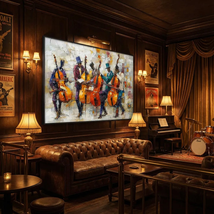 Midnight Strings Jazz Painting AA