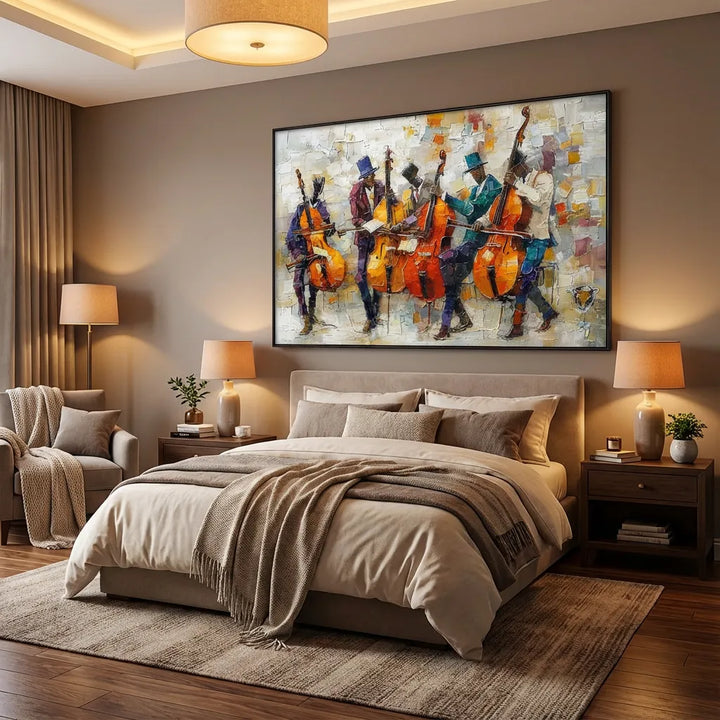 Midnight Strings Jazz Painting AA