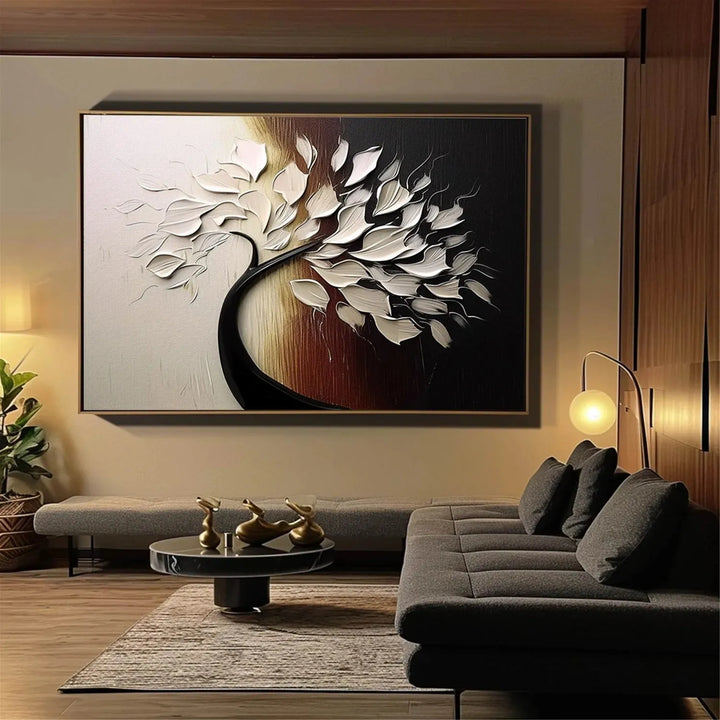 Minimalist Abstract Tree Painting MT