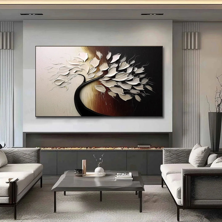 Minimalist Abstract Tree Painting MT