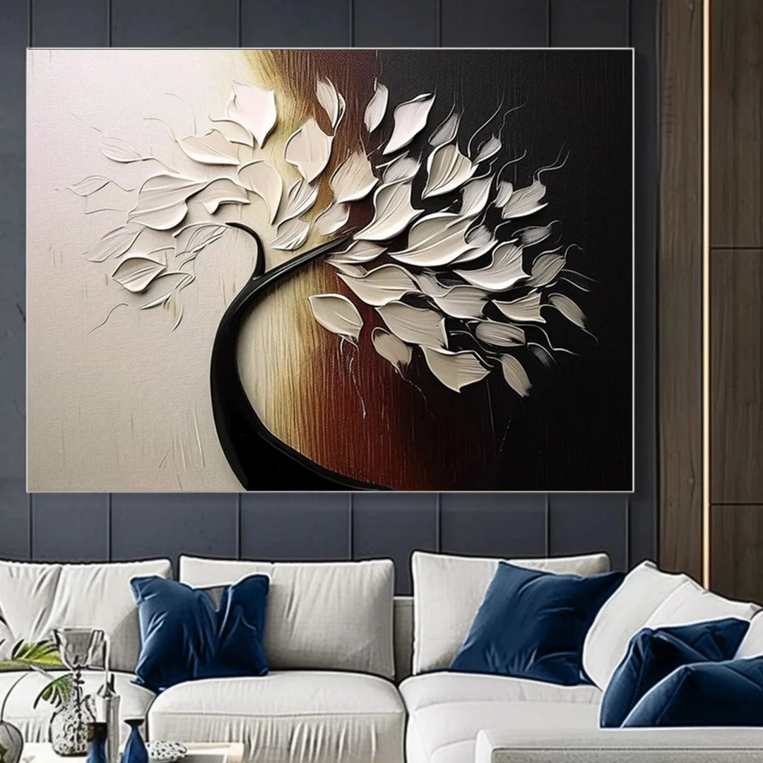 Minimalist Abstract Tree Painting MT