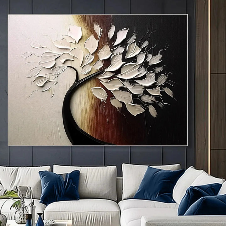Minimalist Abstract Tree Painting MT