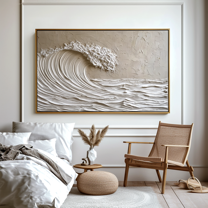 Minimalist Wave Abstract Painting MT#2627