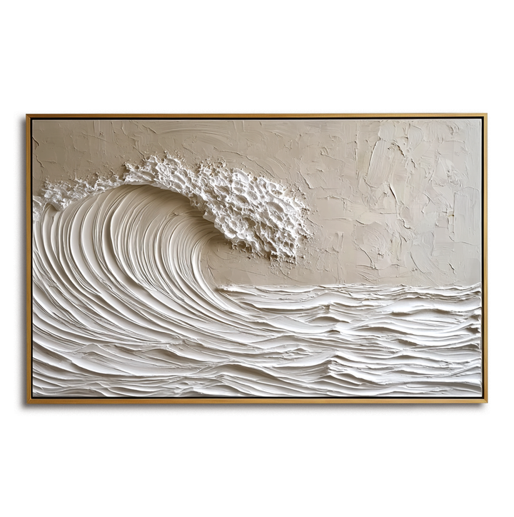 Minimalist Wave Abstract Painting MT#2627
