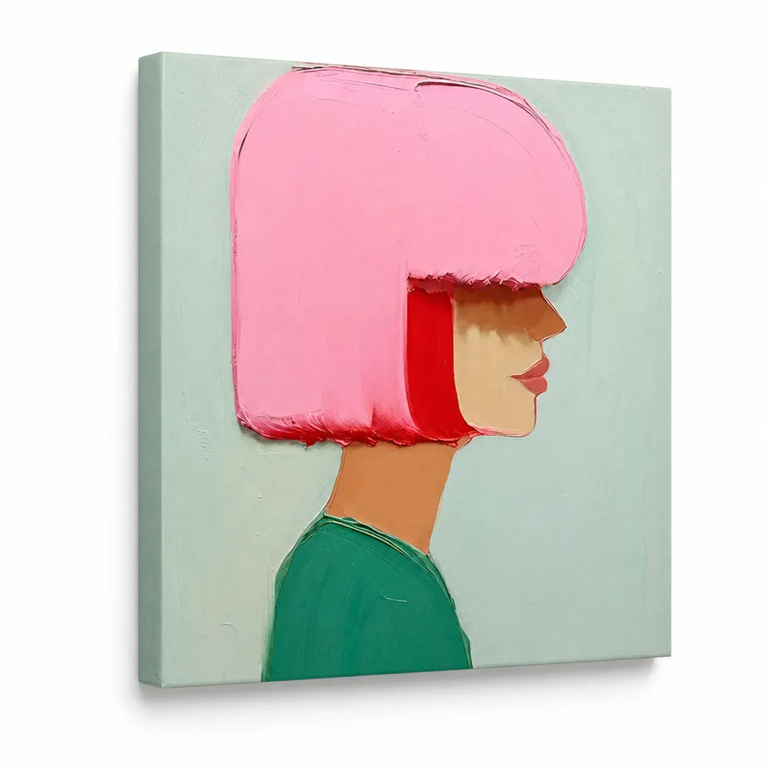 Modern Pop Art Portrait Canvas HM