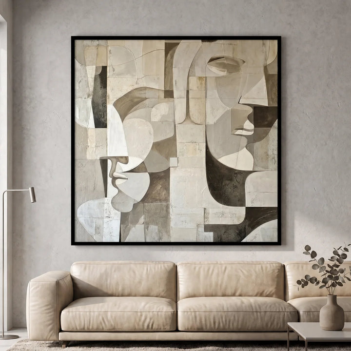 Modern Face Abstract Art AA