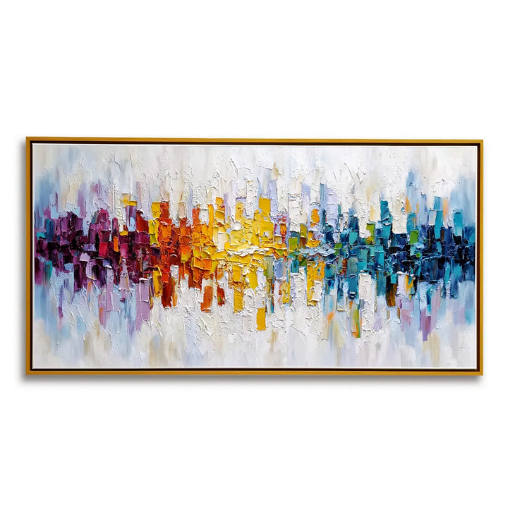 Multicolor Impasto Abstract Painting MT