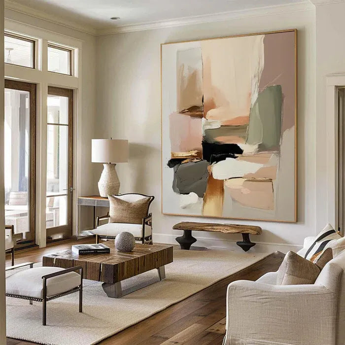 Neutral Modern Abstract Painting MT