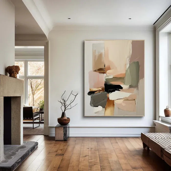 Neutral Modern Abstract Painting MT