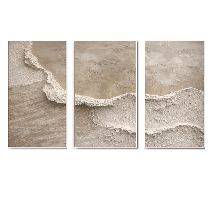 Neutral Textured Abstract Painting TA