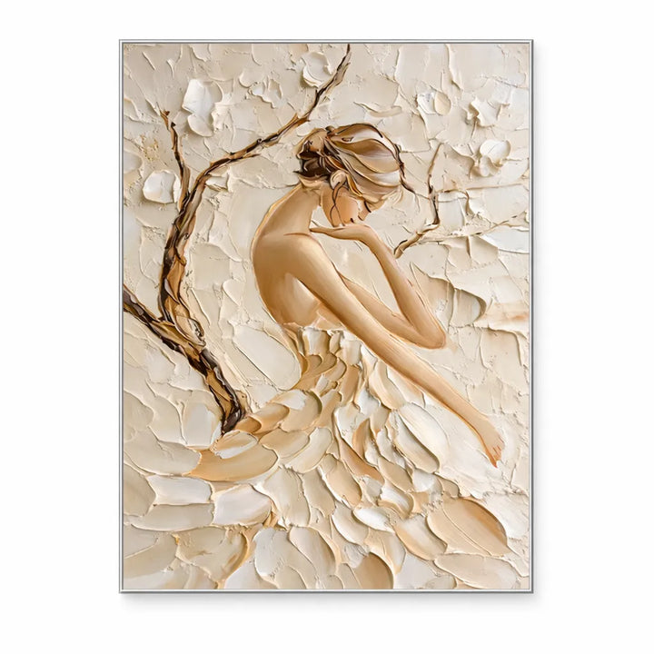 Nude Textured Figure Painting PP