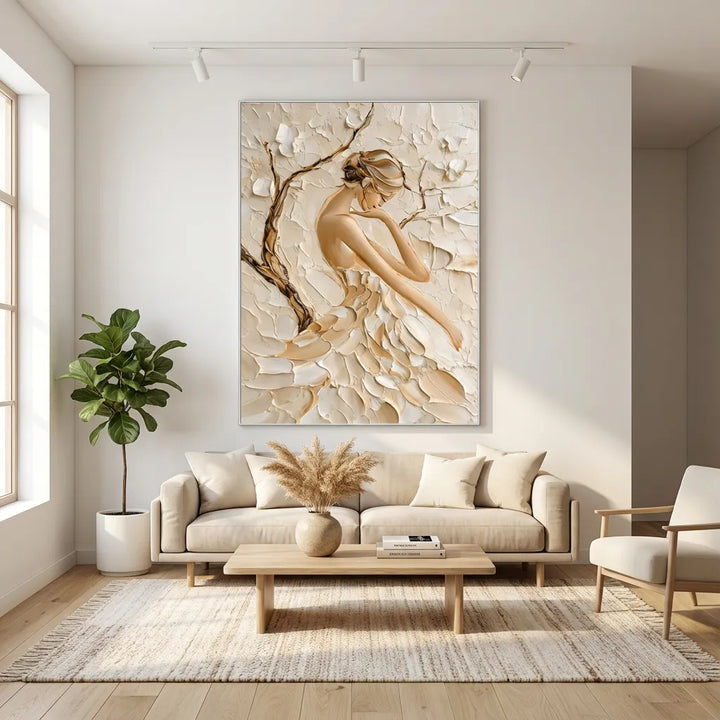 Nude Textured Figure Painting PP