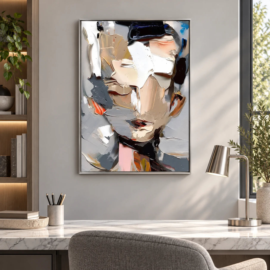 PP2109 silver frame in a styled home interior, approved medium scene