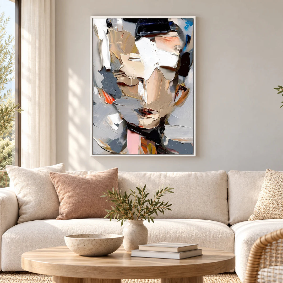 PP2109 white frame in a styled home interior, approved medium scene