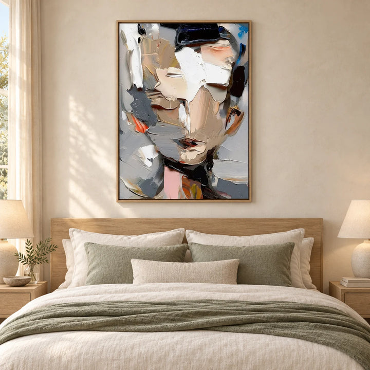 PP2109 wood frame in a styled home interior, approved medium scene