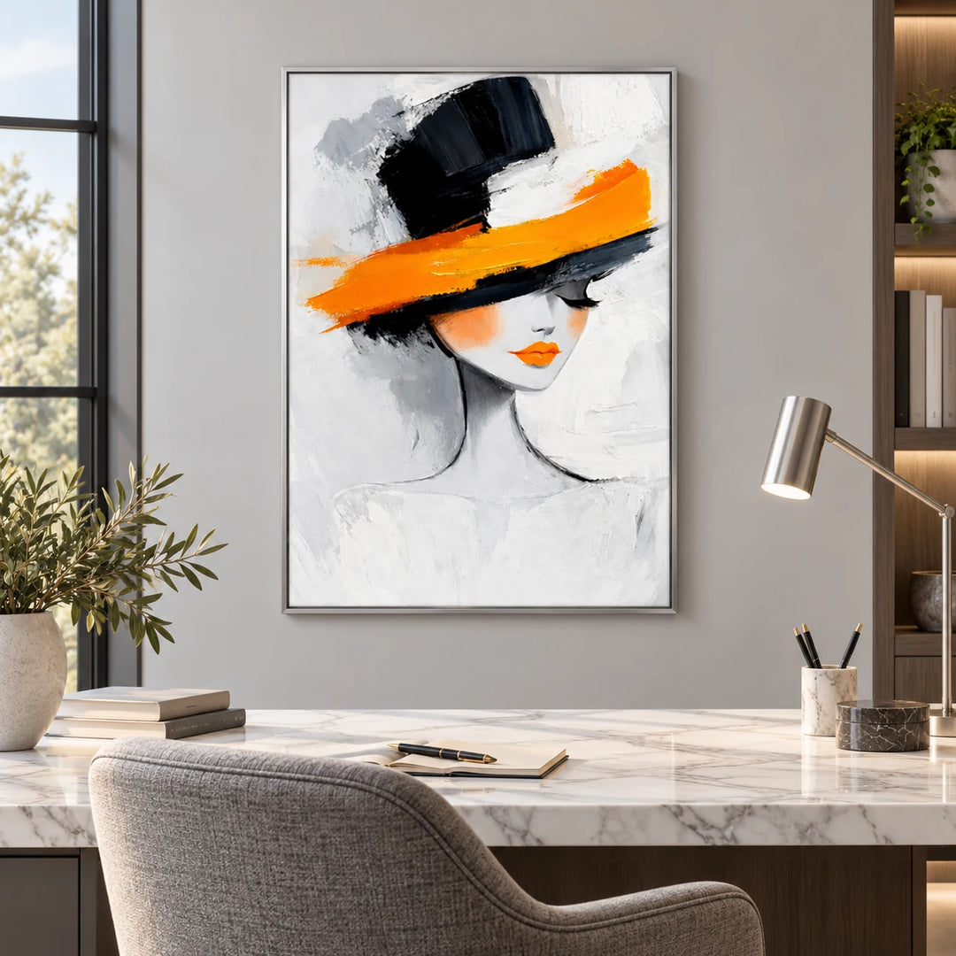 PP2111 silver frame in a styled home interior, approved medium scene