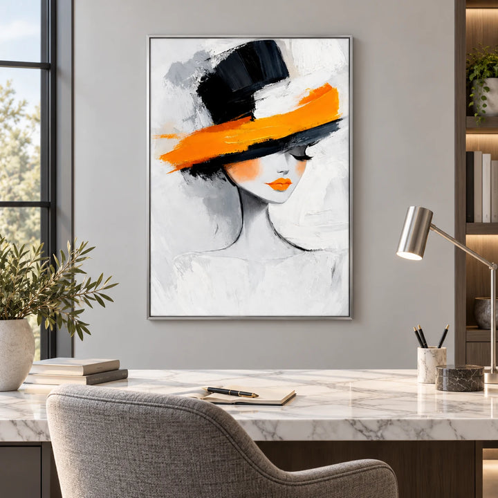 PP2111 silver frame in a styled home interior, approved medium scene