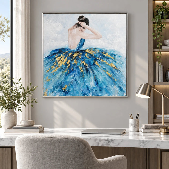 PP2119 silver frame in a styled home interior, approved medium scene