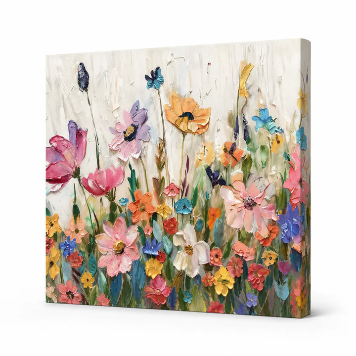 Pastel Floral Abstract Painting MT