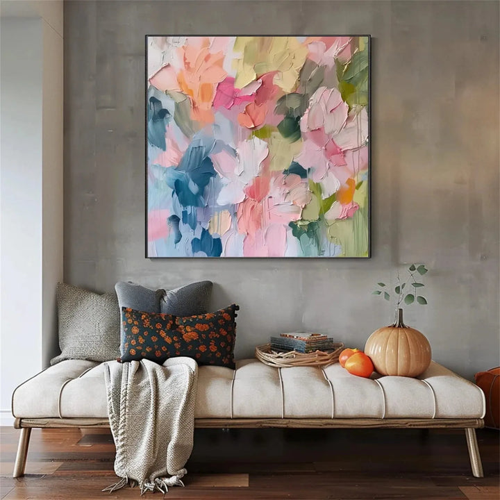 Pastel Abstract Textured Painting MT