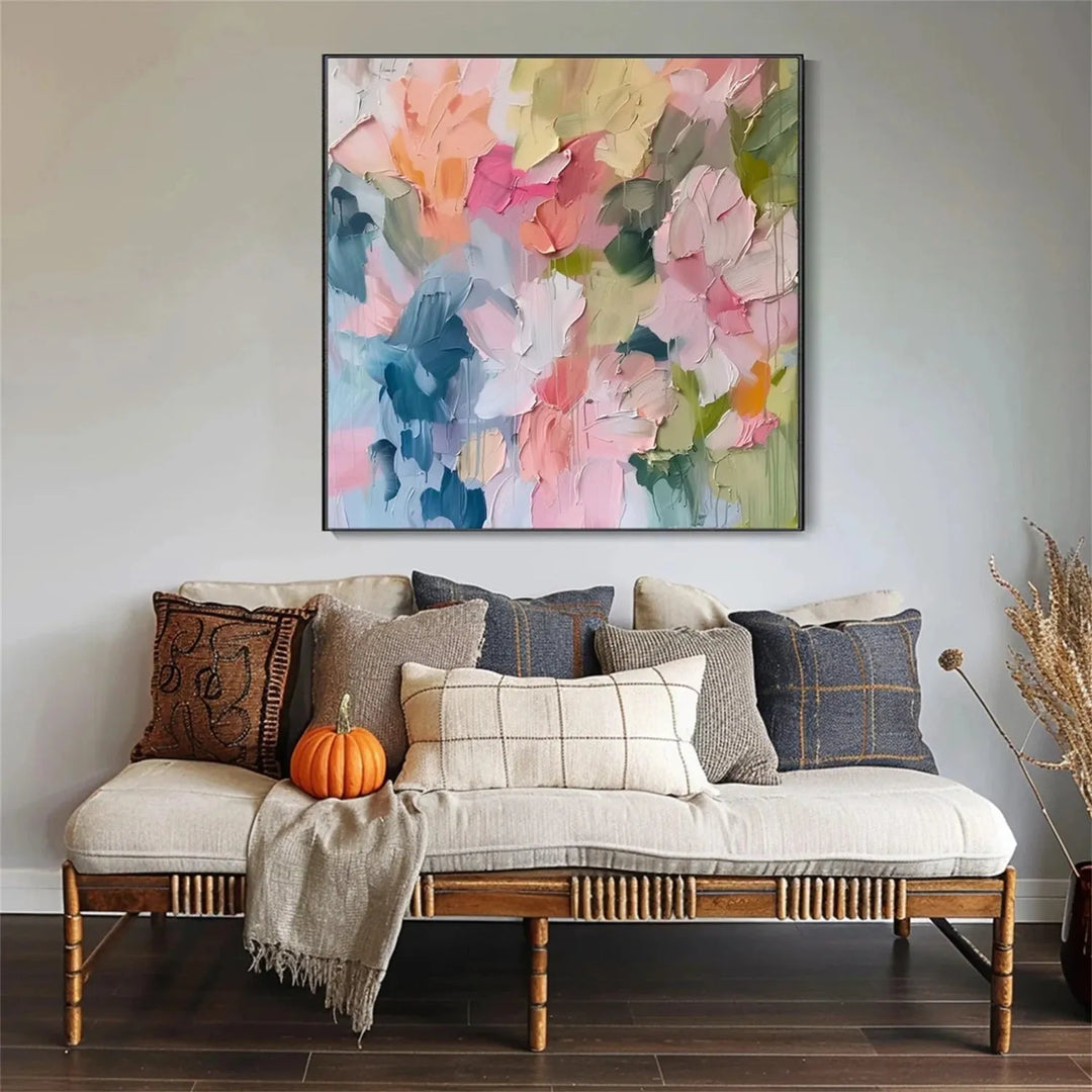 Pastel Abstract Textured Painting MT