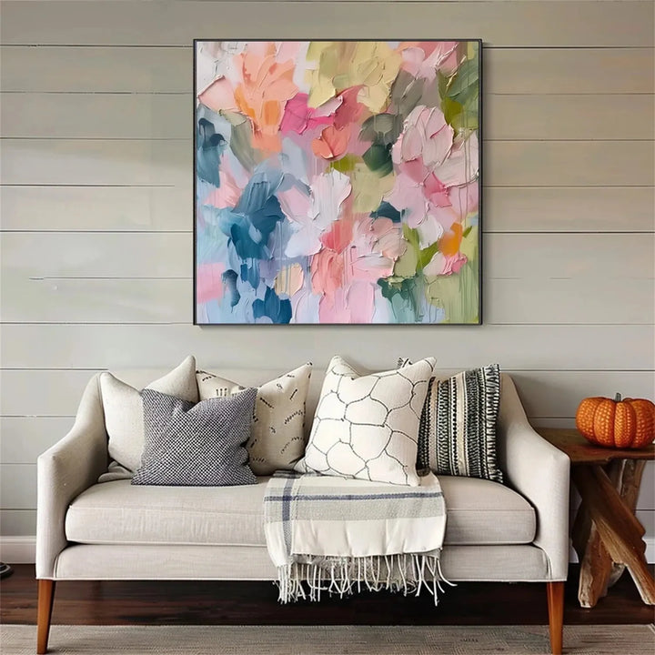 Pastel Abstract Textured Painting MT