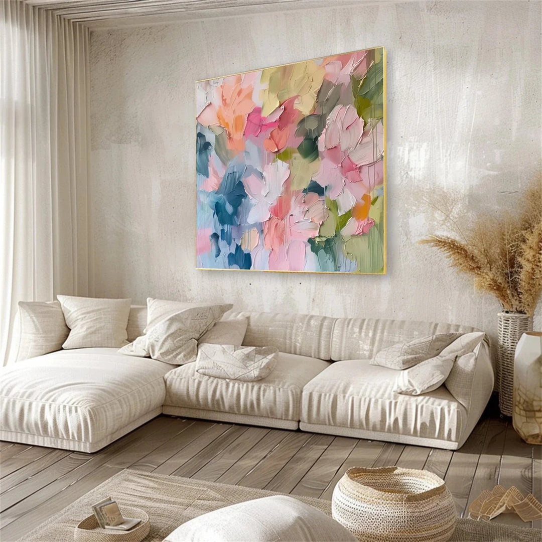 Pastel Abstract Textured Painting MT#2641