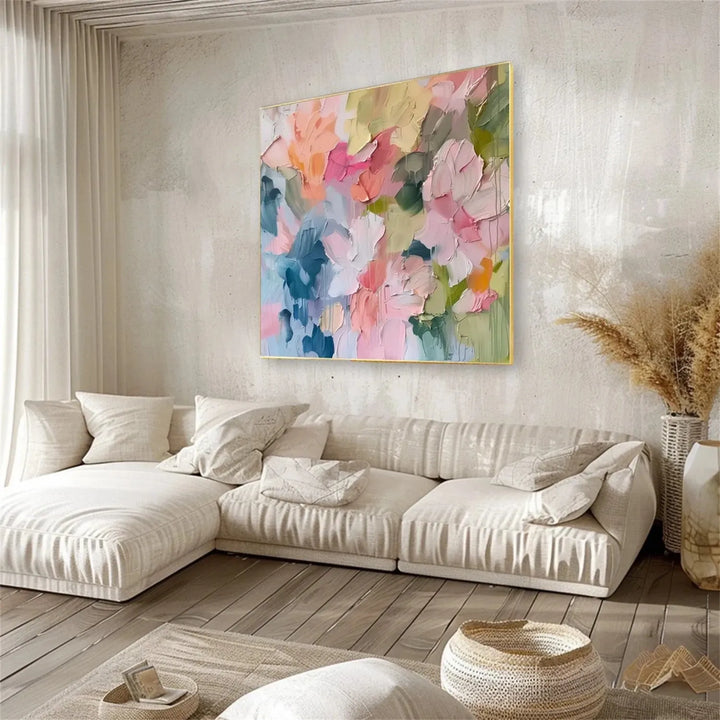 Pastel Abstract Textured Painting MT