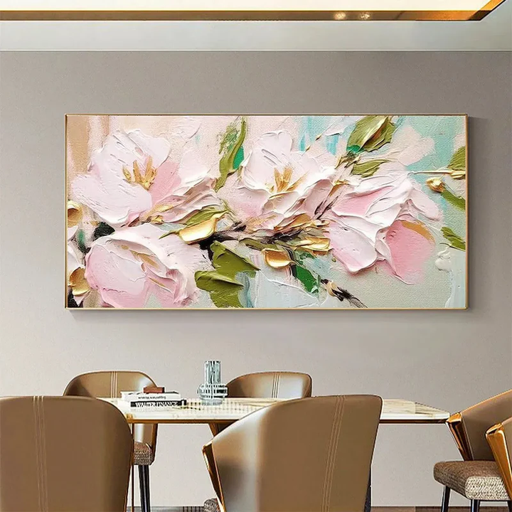 Pastel Floral Abstract Painting MT#2618