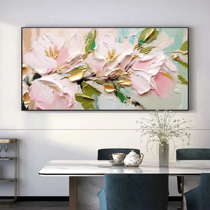 Pastel Floral Abstract Painting MT#2618