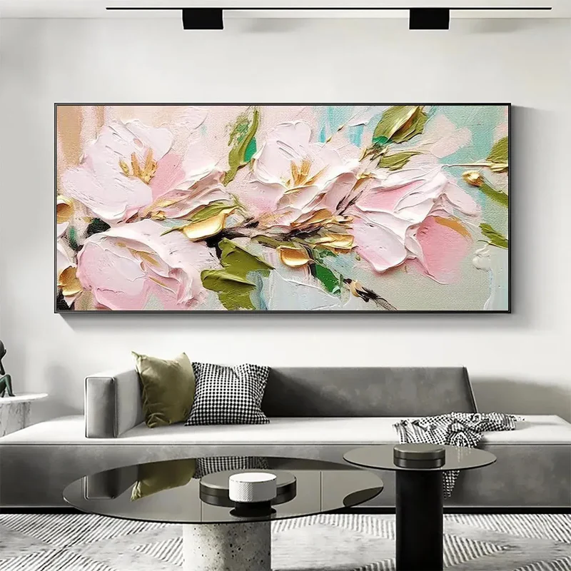 Pastel Floral Abstract Painting MT#2618