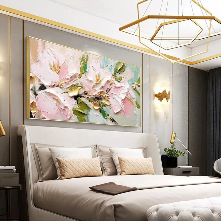 Pastel Floral Abstract Painting MT#2618