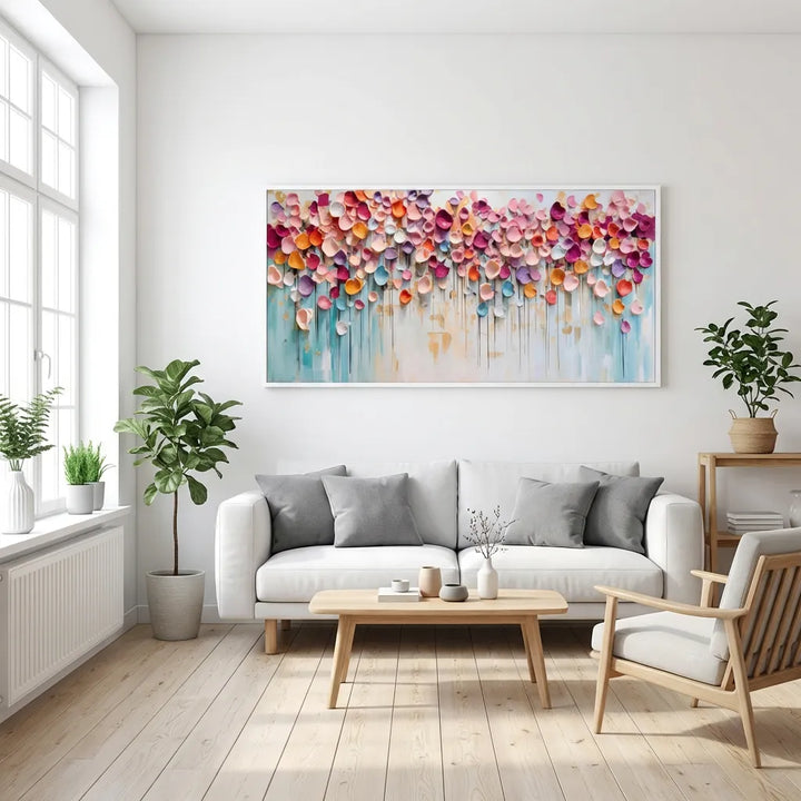 Pastel Floral Abstract Painting TA