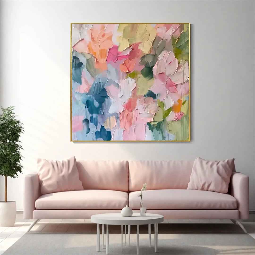 Pastel Abstract Textured Painting MT