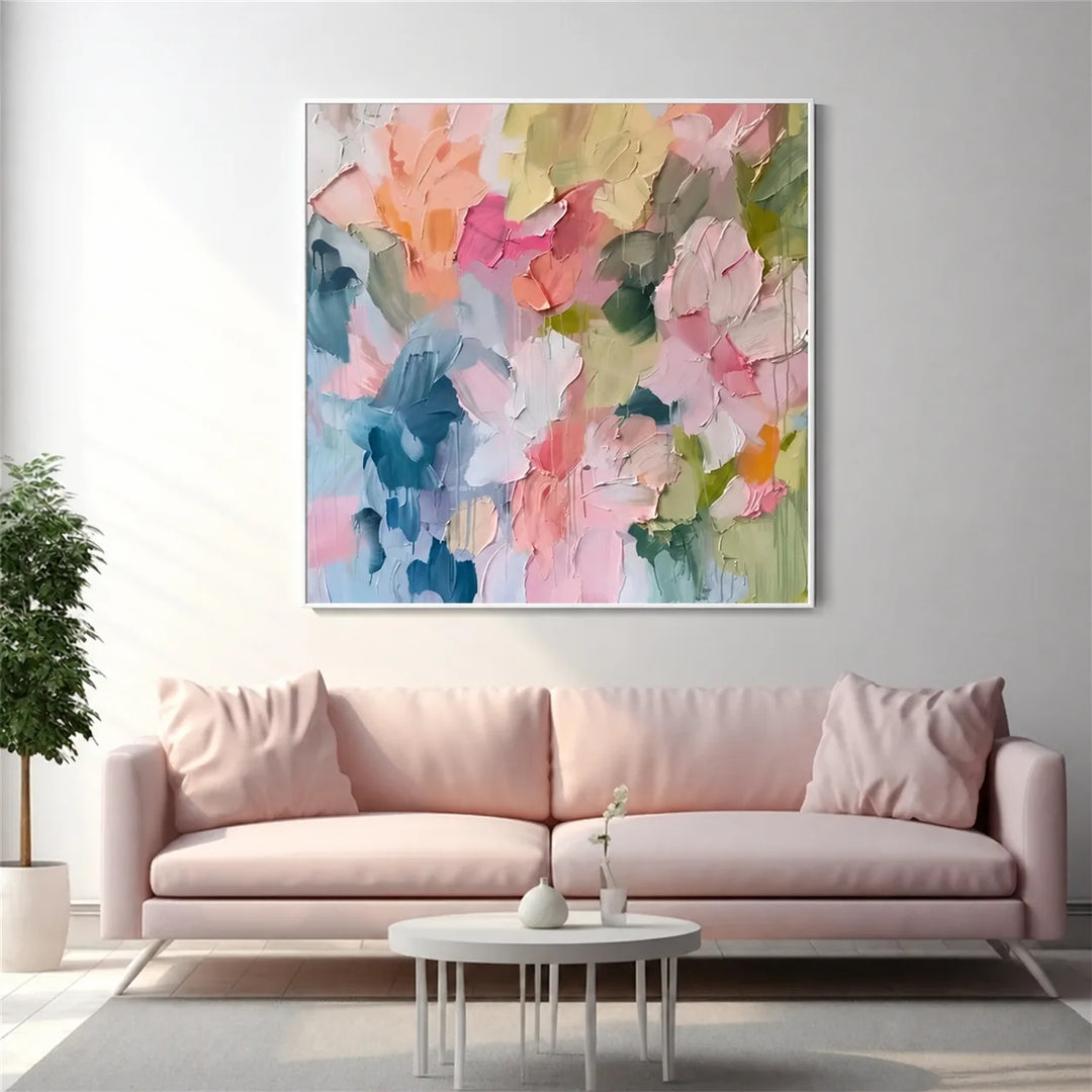 Pastel Abstract Textured Painting MT