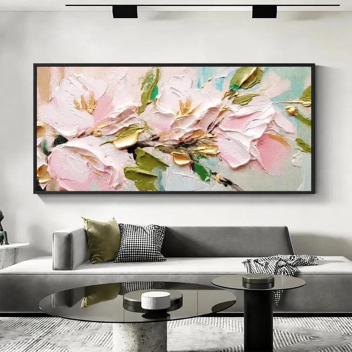 Pastel Floral Abstract Painting MT