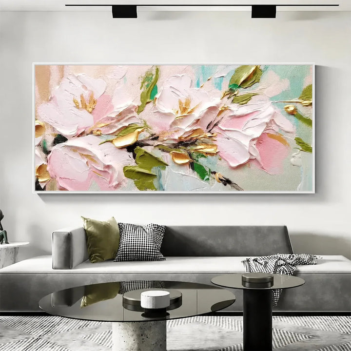 Pastel Floral Abstract Painting MT