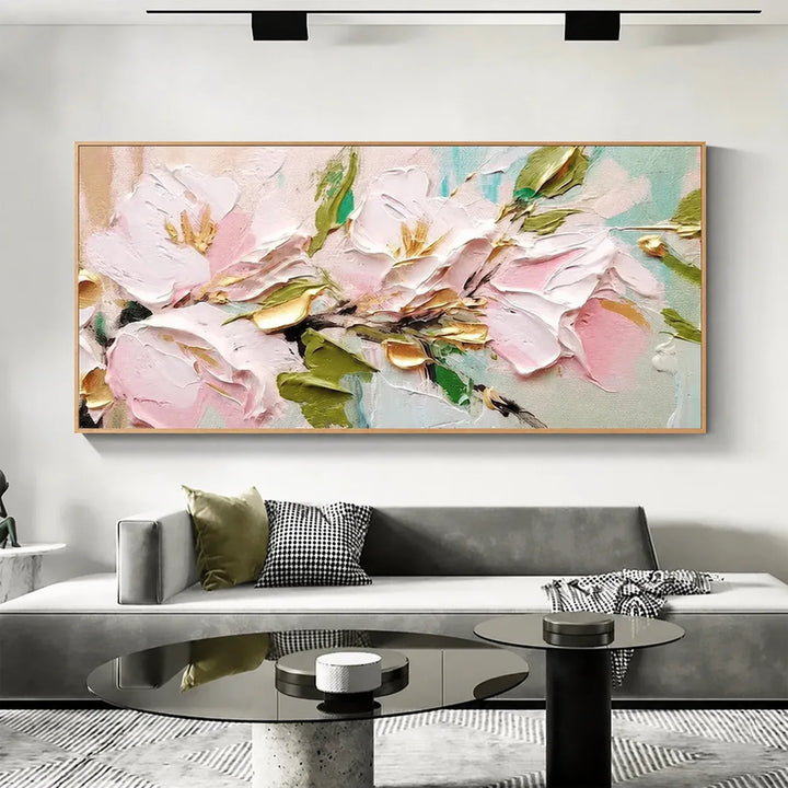 Pastel Floral Abstract Painting MT