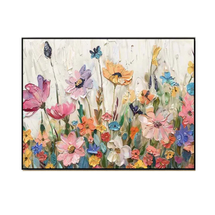 Pastel Floral Abstract Painting MT