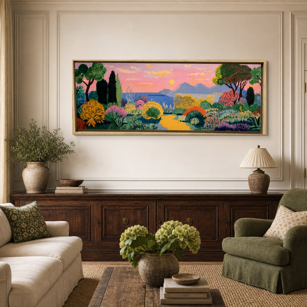 Pink and Green Hand-Painted | HM