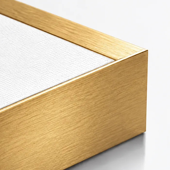 Gold Frame corner and finish detail