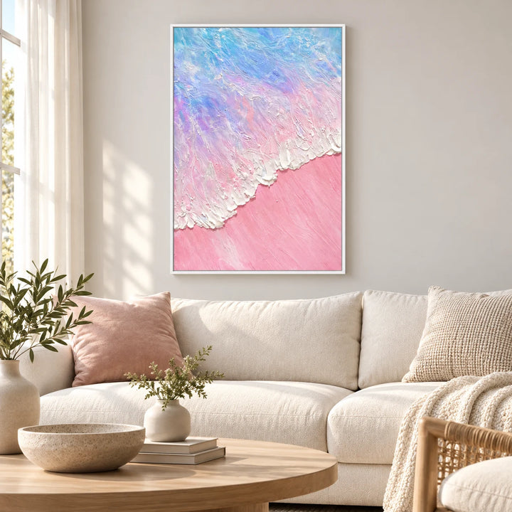 SP2104 white frame in a styled home interior, approved medium scene