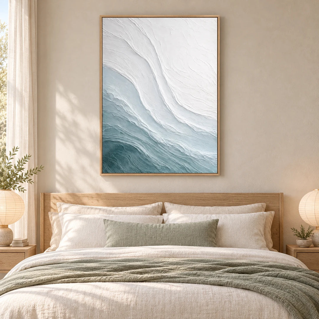 SP2106 wood frame in a styled home interior, approved medium scene