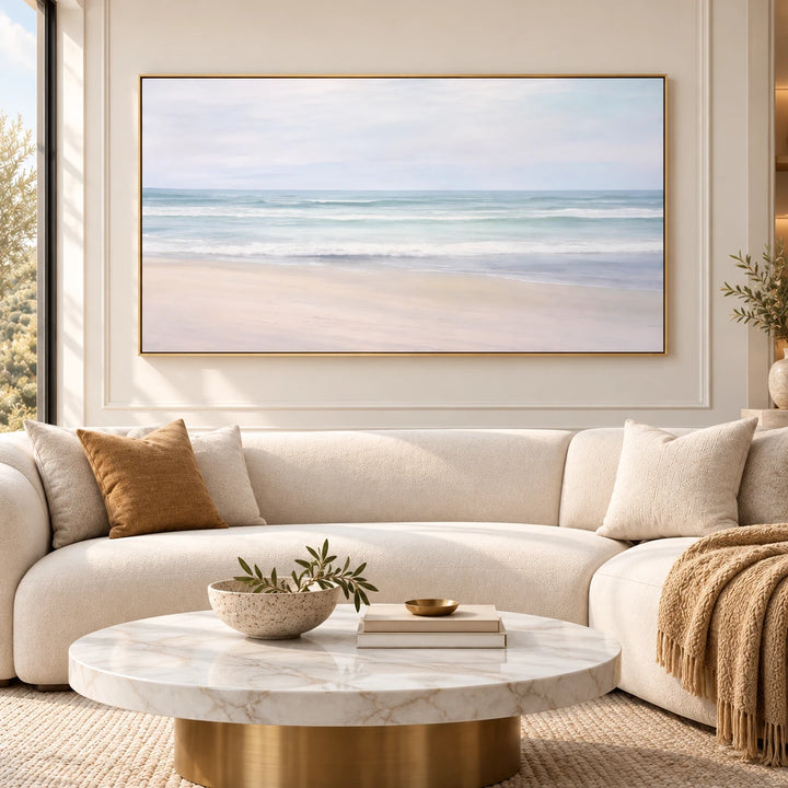 SP2107 original painting in gold frame with coordinated interior