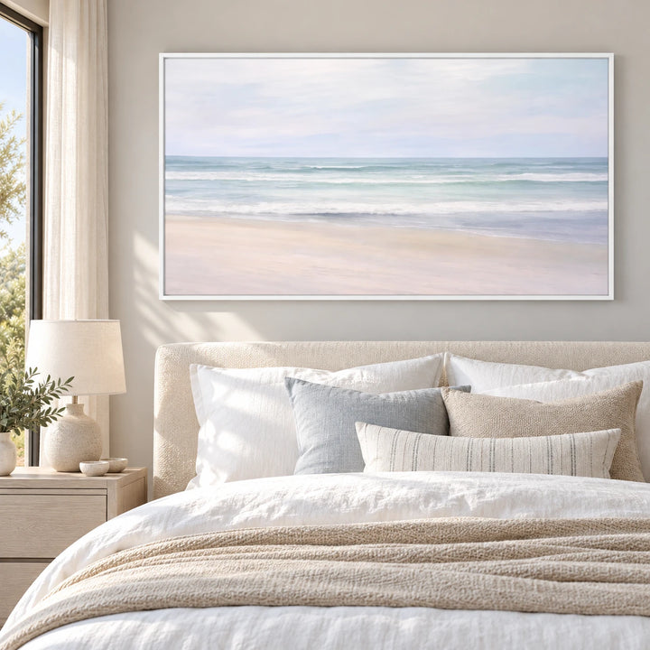 SP2107 original painting in white frame with coordinated interior
