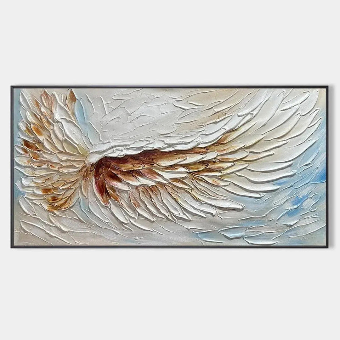 Silent Grace - Angel Wing Wall Art Painting AA