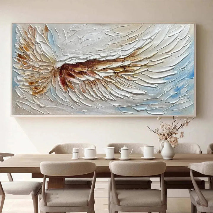 Silent Grace - Angel Wing Wall Art Painting AA