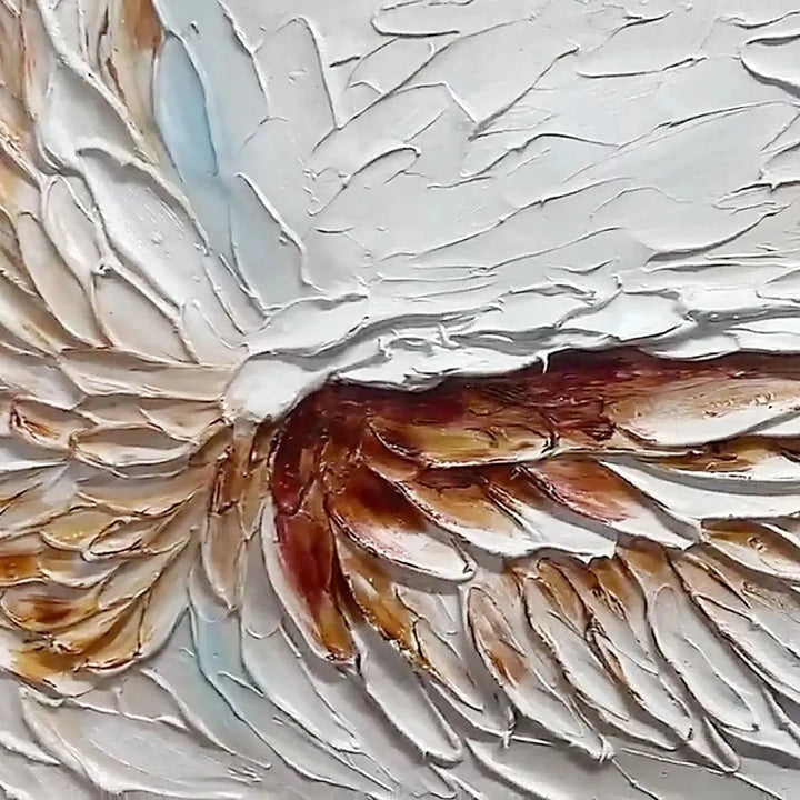 Silent Grace - Angel Wing Wall Art Painting AA