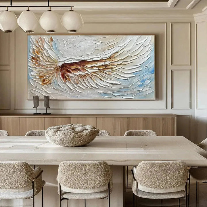 Silent Grace - Angel Wing Wall Art Painting AA